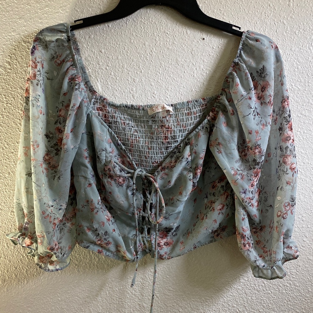 Beautiful blush top